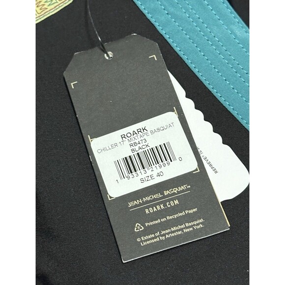 NEW Roark x Basquiat Mens Size 40 Chiller 17" Mixtape Basquiat Board Short Black - Picture 9 of 9